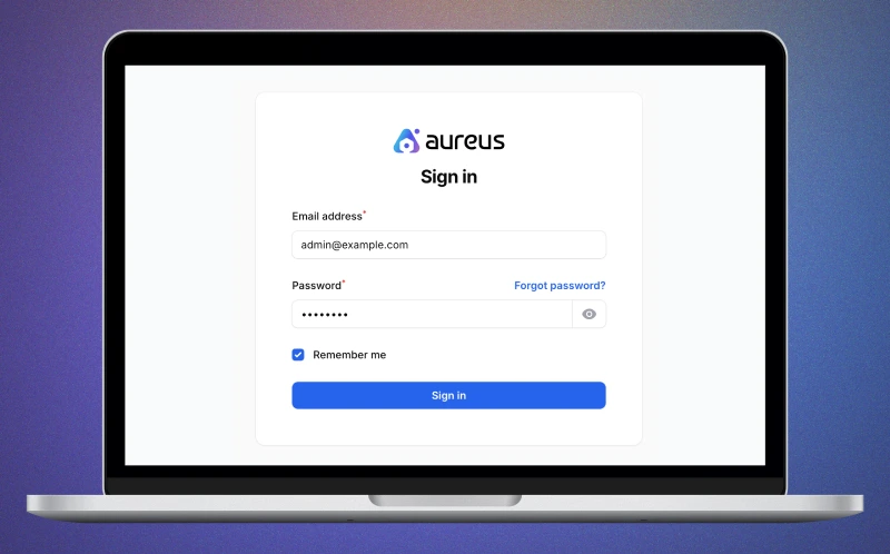 Aureus ERP admin