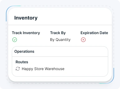 aureus erp Track Inventory