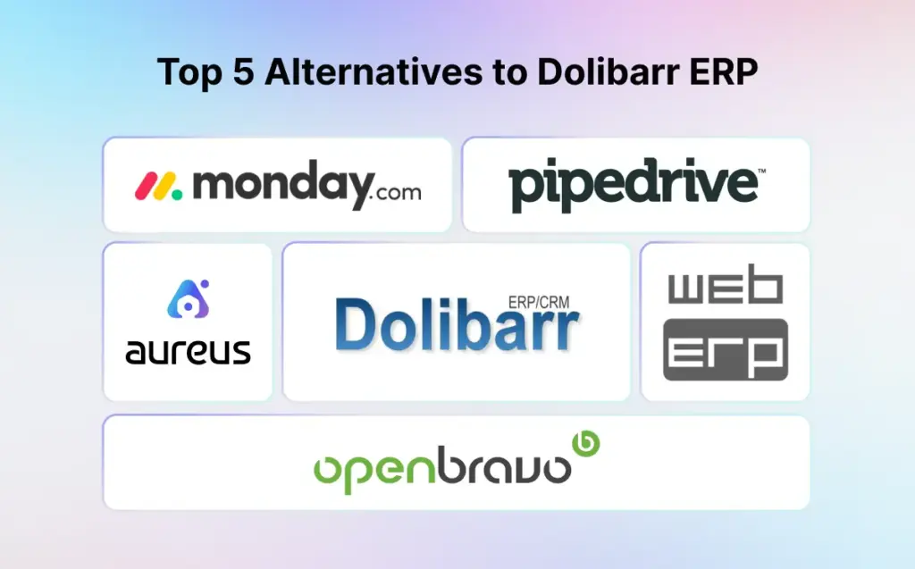 Explore Top 5 Alternatives to Dolibarr ERP