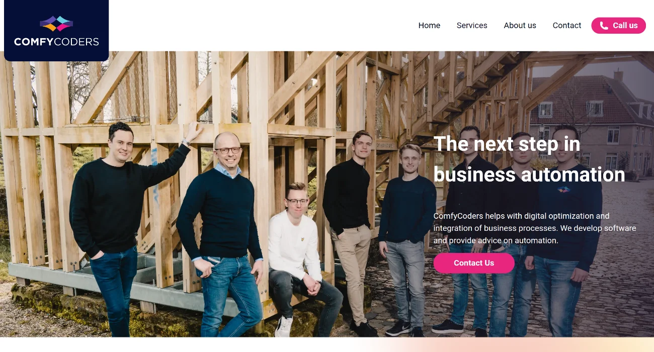 comfycoders-case-study-homepage