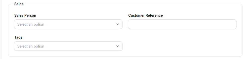 sales related detail